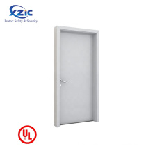 Natural color wood door Outdoor door special wood fire smoke 90 minutes large size custom door